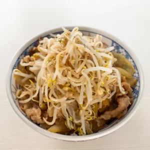 もやしナムル牛丼